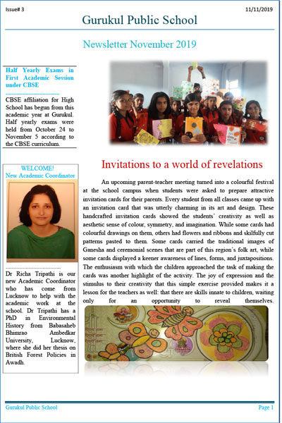 Gurukul Public School Raebareli