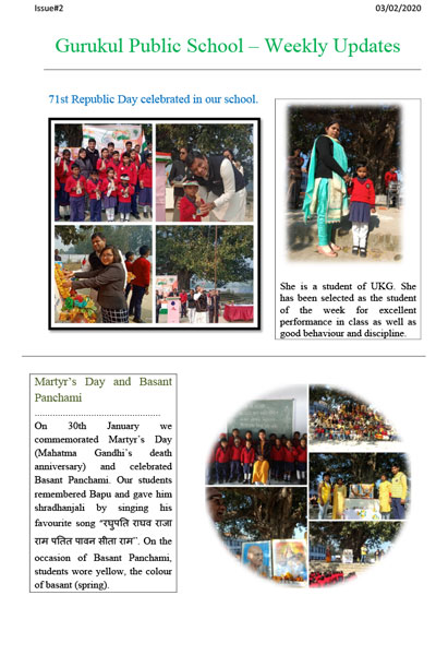 Gurukul Public School Raebareli