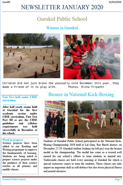 Gurukul Public School Raebareli